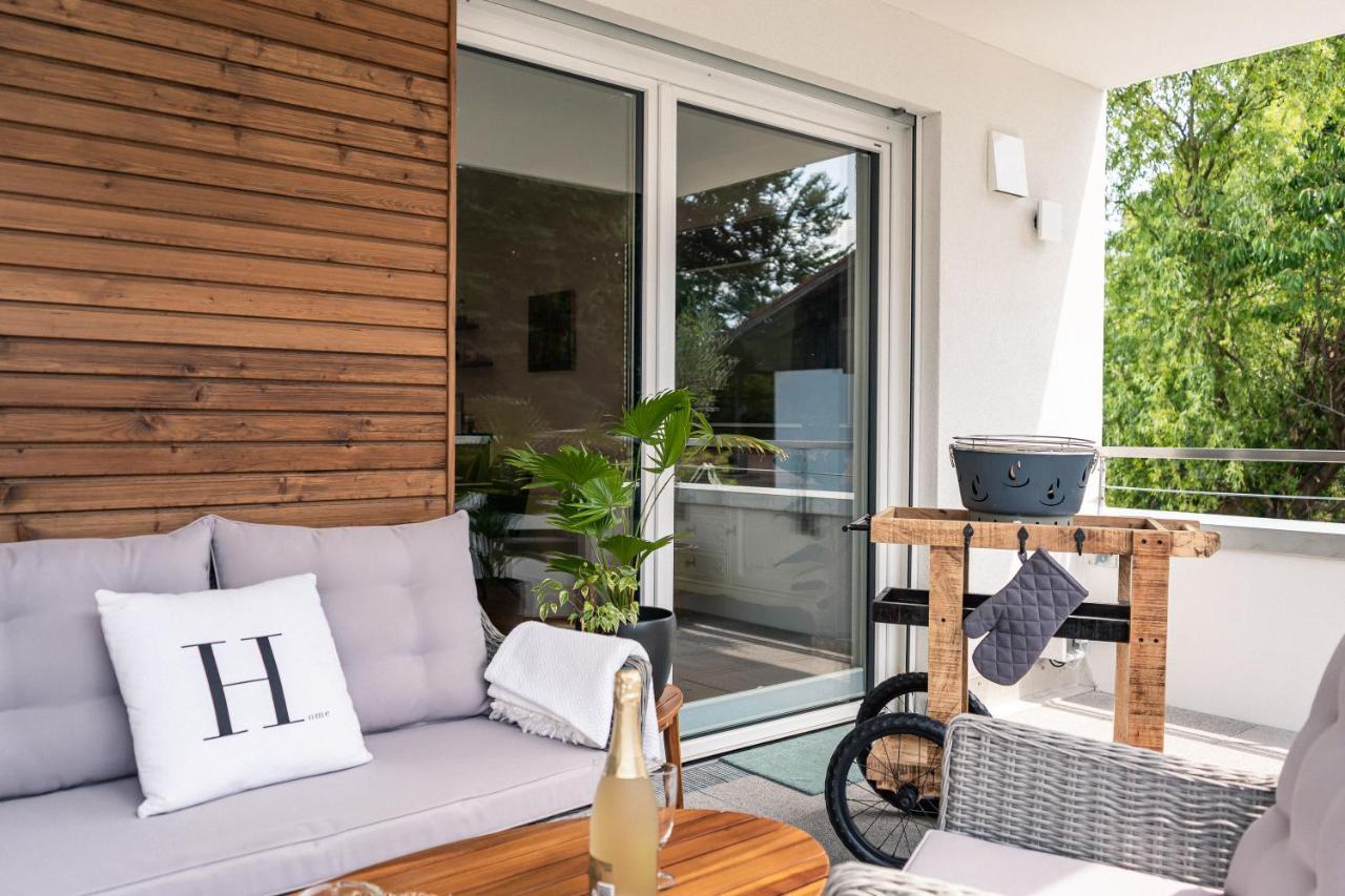 Alpdeluxe Smart Home - Balkon-Wanne-Tiefgarage-Bbq Kolbermoor Exterior photo